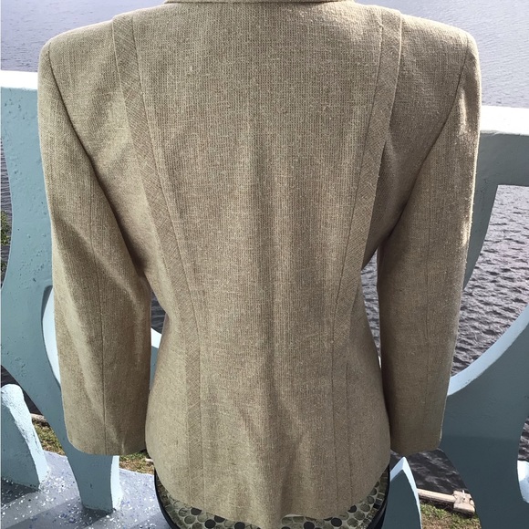 Valentino Boutique Tessuto Cloth 4 Button Blazer Jacket Vintage Size 12 Italy - Picture 9 of 16